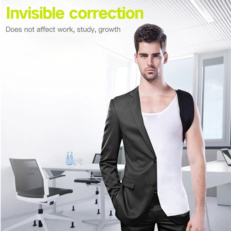 Men’s Adjustable Posture Corrector – Back & Shoulder Support